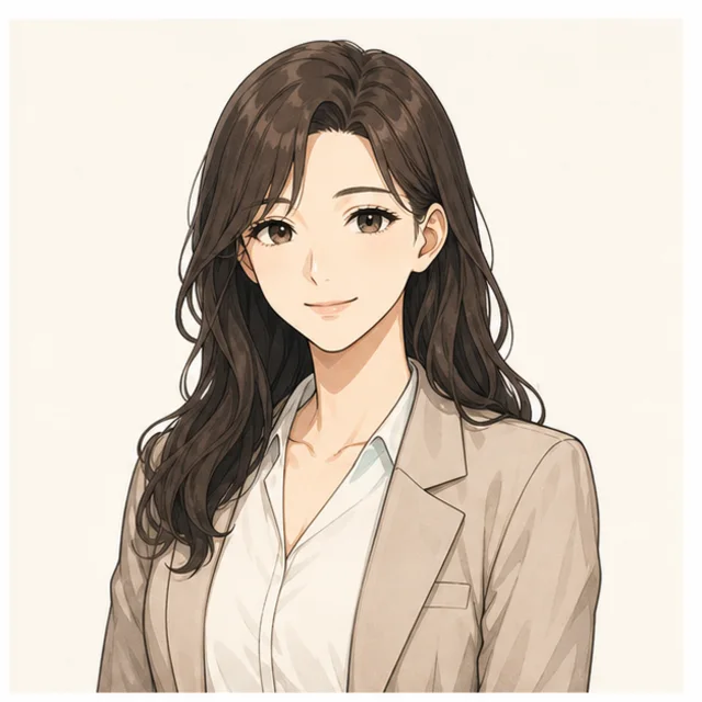 営業心理の案内役・カナエのキャラクターイラスト