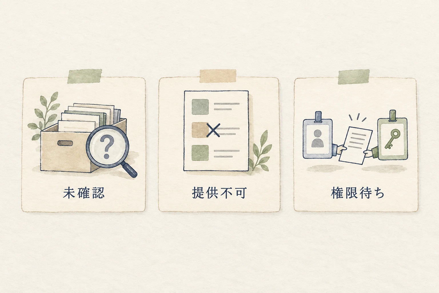 未確認の在庫は照会へ、提供していないサービスは不可を明示、権限外の返金判断は責任者へ分ける